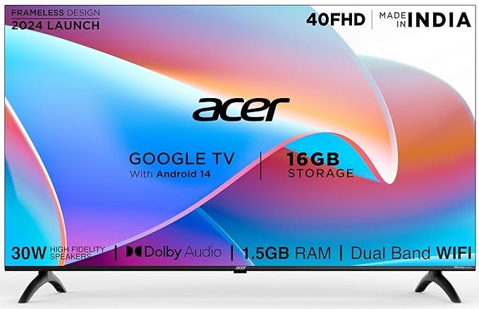 Acer 100 cm Pro Series Full HD Smart LED Google TV